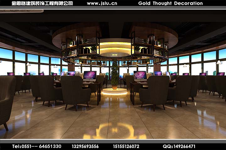 合肥網(wǎng)吧裝修設計