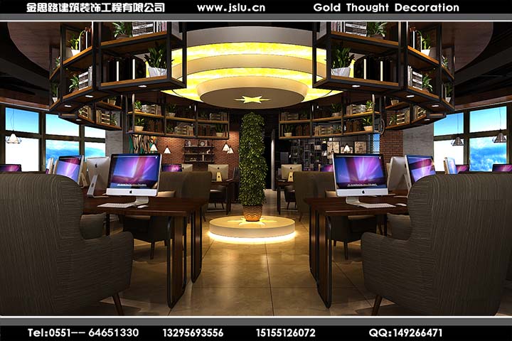 合肥網(wǎng)吧裝修設計