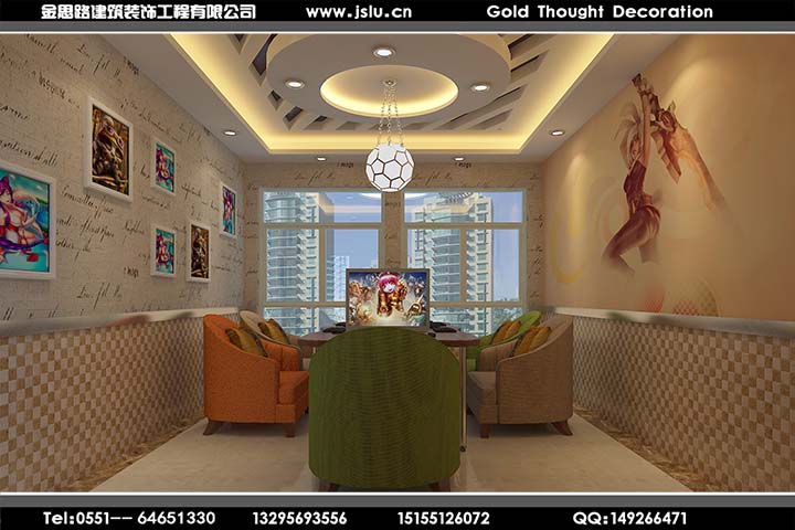 合肥網(wǎng)吧裝修